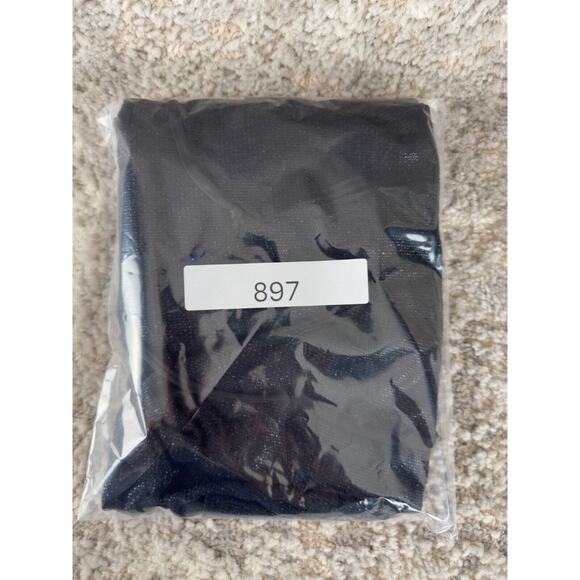 LulaRooe Elegant Sz L Grace Metallic Tunic Blouse Side Slits Shimmer Top NWT - Picture 8 of 8